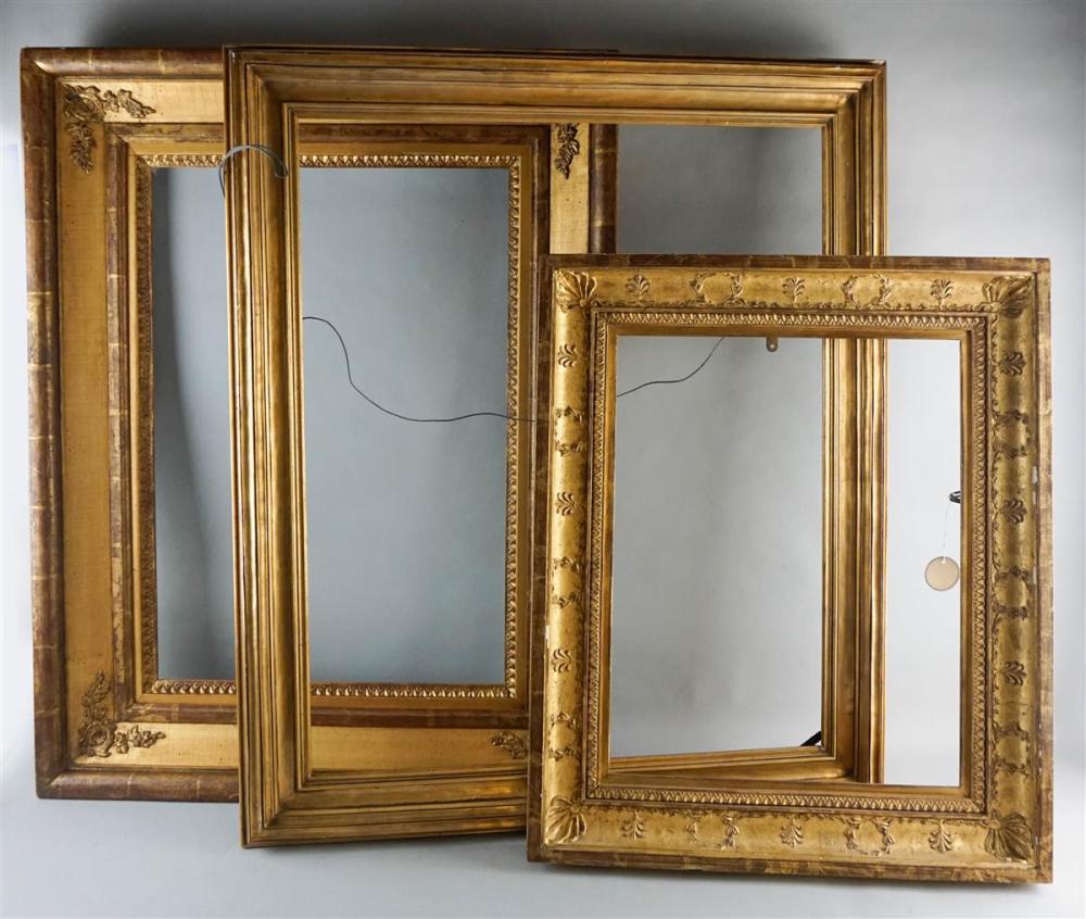 THREE NEOCLASSICAL GILTWOOD