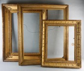 THREE NEOCLASSICAL GILTWOOD FR