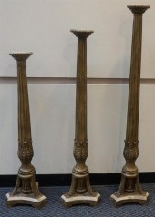 THREE NEOCLASSICAL STYLE GILT