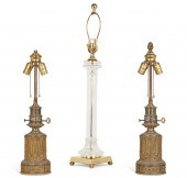 THREE NEOCLASSICAL STYLE METAL