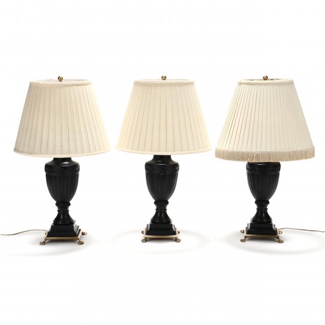 THREE NEOCLASSICAL STYLE URN