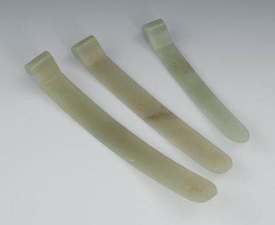 Three Nephrite Hair Ornaments