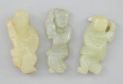 Three Nephrite Jade Carved