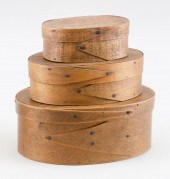 THREE NESTED OVAL FINGER-LAPPE