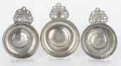 THREE NEW ENGLAND CROWN HANDLE