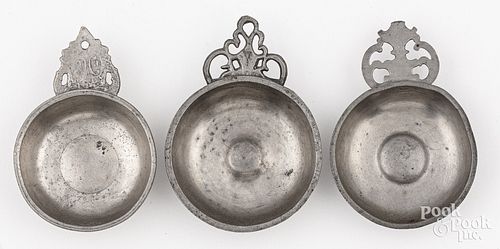 THREE NEW ENGLAND PEWTER TASTING