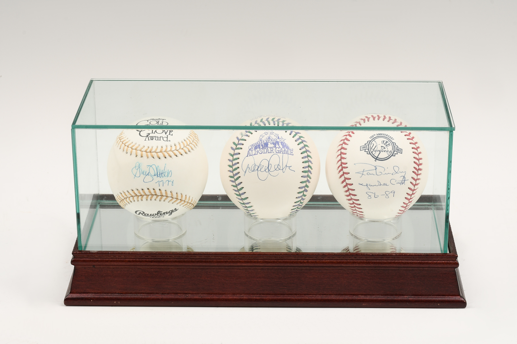 THREE NEW YORK YANKEES SIGNED