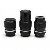 THREE NIKON NIKKOR MANUAL AND