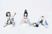 THREE NOA FIGURES OF YOUNG GIR