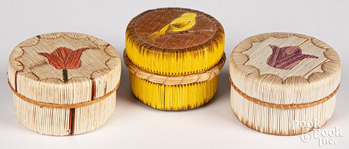 THREE NORTHEAST WOODLANDS INDIAN