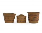 THREE NORTHWEST COAST BASKETST