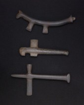 THREE NORTHWEST COAST CARVED S