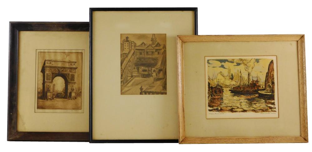 THREE N.Y. THEMED IMAGES, DETAILS