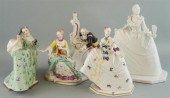 THREE NYMPHENBURG PORCELAIN CR
