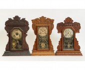 Three oak gingerbread mantel c