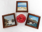 THREE O/B PAINTINGS BY ANNE WE