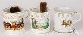 THREE OCCUPATIONAL SHAVING MUG