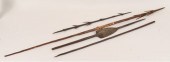 Three Oceanic hand carved wood