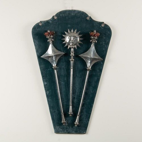 THREE ODD FELLOWS CEREMONIAL