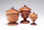 THREE OHIO PEASEWARE CONTAINER