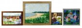 THREE OILS AND ONE ENAMEL ON C