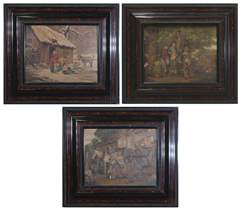 THREE OILS ON BOARD, RURAL EUROPEAN