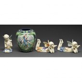 Three Old Tupton Ware figures