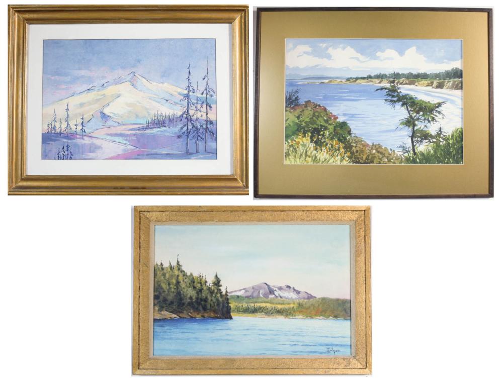 THREE OREGON LANDSCAPES; ALBERT