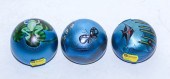 THREE ORIENT & FLUME PAPERWEIG