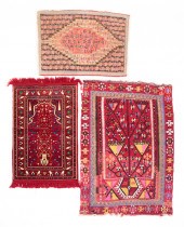 THREE ORIENTAL AREA RUGS Twent