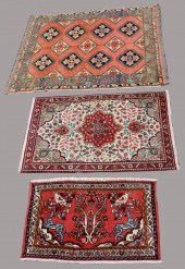 THREE ORIENTAL RUGSTHREE ORIEN