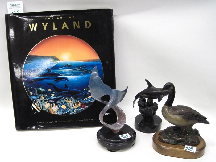 THREE ORIGINAL BRONZE SCULPTURES
