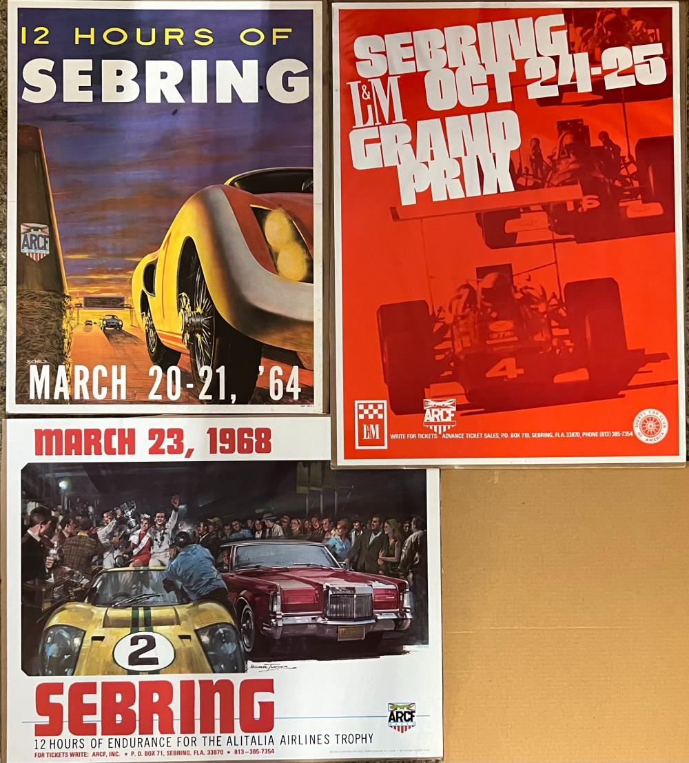 THREE ORIGINAL NOS SEBRING RACE