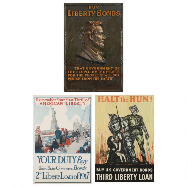 THREE ORIGINAL WORLD WAR I