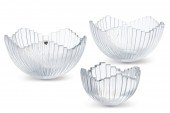 THREE ORREFORS GLASS 'CASCADE'