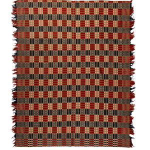 Three Overshot Coverlets Largest
