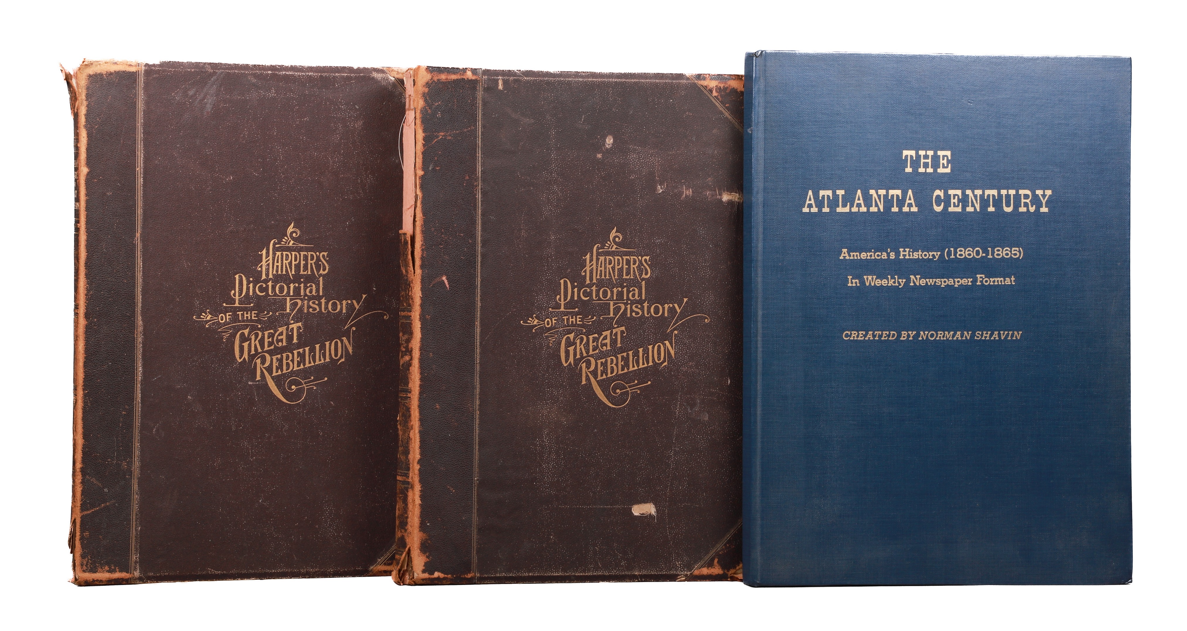 Three oversize books on the Civil