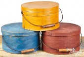 THREE PAINTED BENTWOOD PANTRY