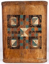 THREE PAINTED GAMEBOARDSThree