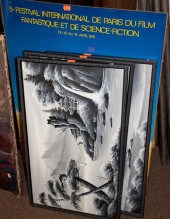 Three painted landscapes from