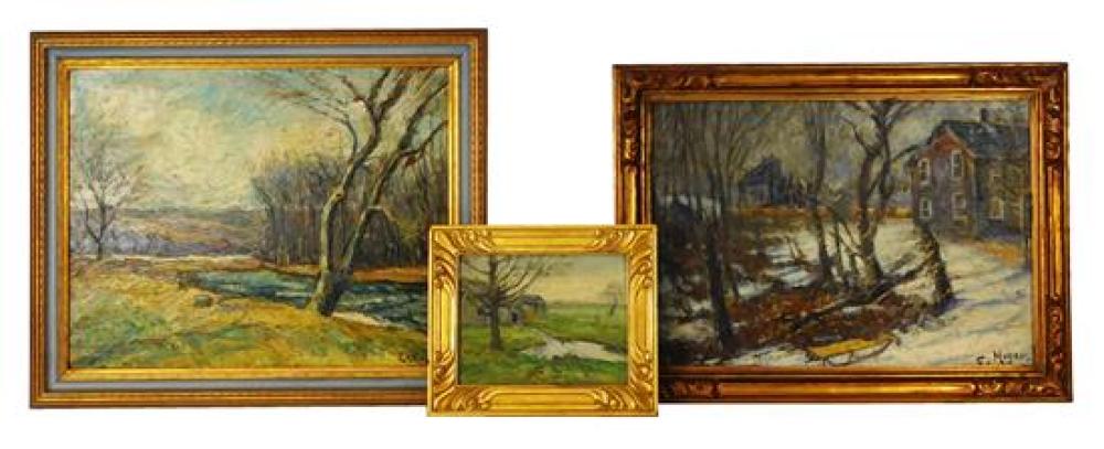 THREE PAINTINGS ATTRIBUTED TO