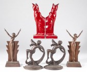 Three Pairs Art Deco Bookends1