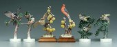 Three pairs Doughty bird figur