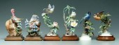 Three pairs Doughty bird figur