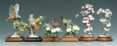 Three pairs Doughty bird figur