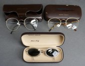 THREE PAIRS GIORGIO ARMANI EYE