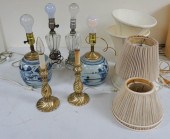 THREE PAIRS OF ASSORTED TABLE