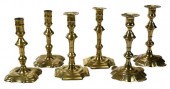 THREE PAIRS OF BRITISH BRASS C