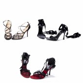 THREE PAIRS OF CHRISTIAN LOUBO