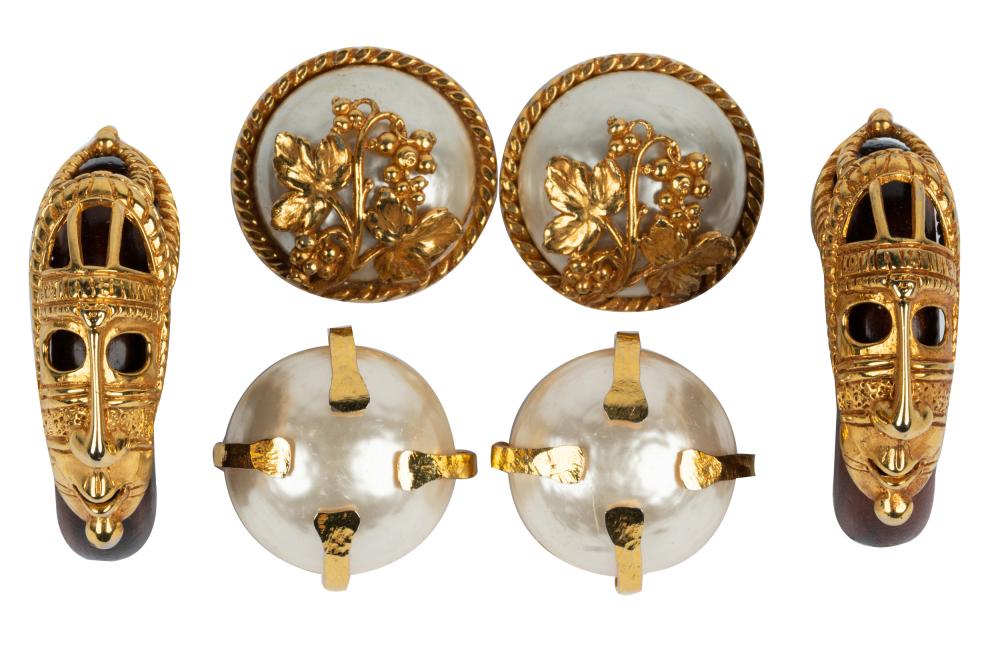 THREE PAIRS OF DOMINIQUE